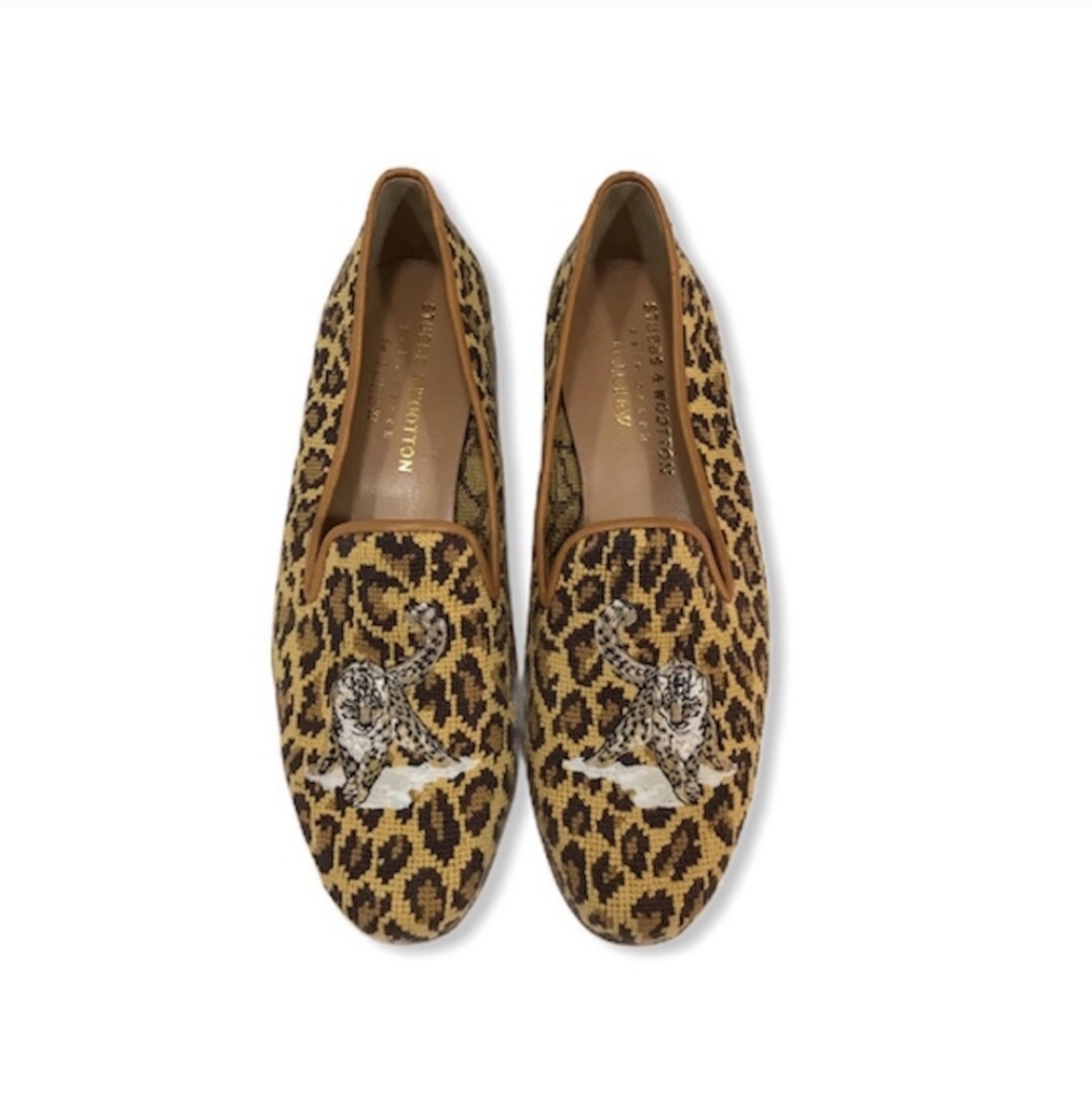 Stubbs & Wootton Leopard J Crew  Kitty sz 5